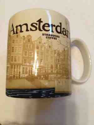 Starbucks Amsterdam City Mug Cup 16 Oz Collection 2013 - Sold on eBay Jun, 24th 2019 for $15.00