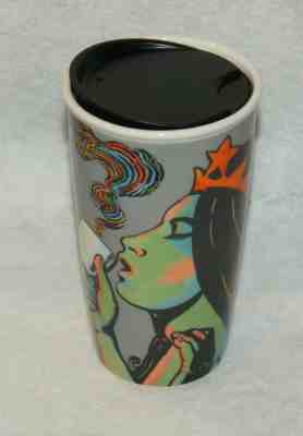 Starbucks Milton Glaser 25th Anniversary Siren Mermaid Travel Tumbler 2016 - Sold on eBay Jun, 24th 2019 for $19.99
