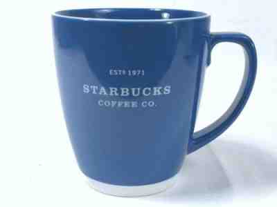 Starbucks 2007 Est 1971 Abbey Logo Coffee Cup Large Mug Blue & White 18 oz NEW - Sold on eBay Jun, 24th 2019 for $16.99