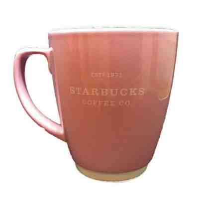 2006 Pink Starbucks Coffee Co Logo Abbey XL Oversized 18 Oz Mug Cup Est 1971  - Sold on eBay Jun, 24th 2019 for $22.00