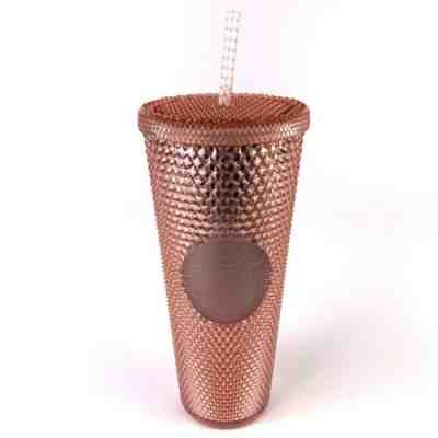 Starbucks Pink Spike Tumbler Iridescent Hologram Rainbow 2019 24oz Cup - Sold on eBay Jun, 24th 2019 for $29.00
