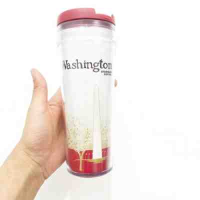 Starbucks Collector Series Travel Tumbler Plastic Washington DC 12 Ounces - Sold on eBay Jun, 24th 2019 for $16.00