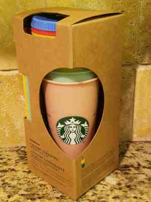New STARBUCKS Color Changing Reusable Cold Cup Tumblers 24oz Venti Set Of 5 Cups - Sold on eBay Jun, 23rd 2019 for $72.00
