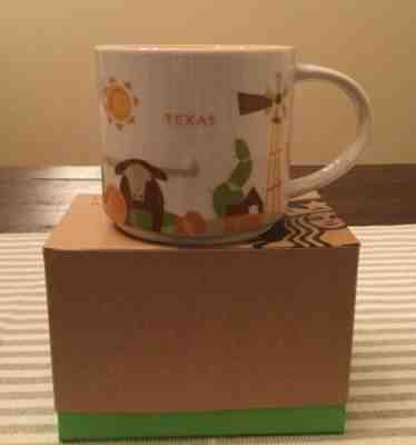 Starbucks Coffee 2016 YAH Mug TEXAS You Are Here Collection 14oz NWT box - Sold on eBay Jun, 23rd 2019 for $24.99
