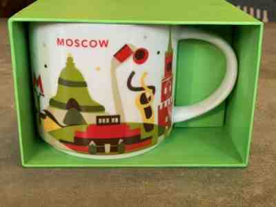Moscow Russia Starbucks Mug YAH (You Are Here) - New In Box - Sold on eBay Jun, 23rd 2019 for $20.00