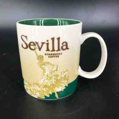 Starbucks Coffee Mug SEVILLA Spain Icon City Collector  - Sold on eBay Jun, 23rd 2019 for $21.24