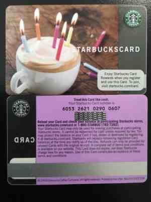 ***TEST CARD*** ONLY Available In Indianapolis Starbucks BIRTHDAY 2009 Very Rare - Sold on eBay Jun, 23rd 2019 for $125.00