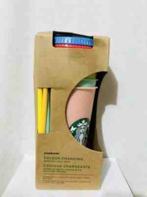New Starbucks Limited Edition Color Changing Reusable Cups Tumblers Set Of 5 - Sold on eBay Jun, 23rd 2019 for $79.99