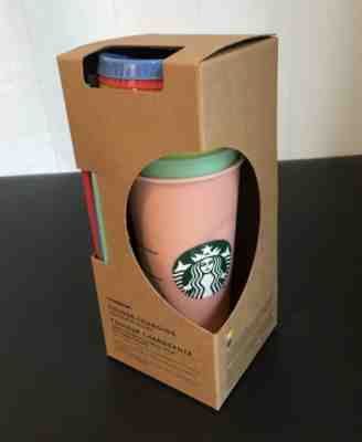 Starbucks Color Changing Cold Cups 5 Cups 5 Lids 5 Straws REUSABLE RARE Summer - Sold on eBay Jun, 23rd 2019 for $79.00