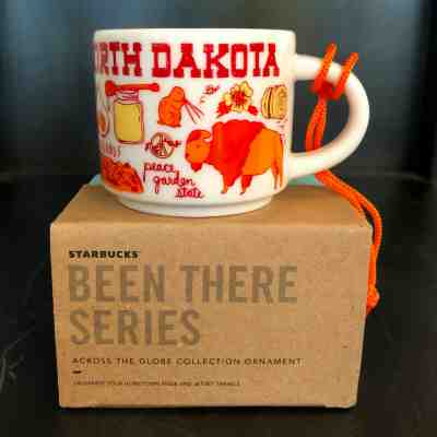 Starbucks NORTH DAKOTA BEEN THERE SERIES ornament demi mug