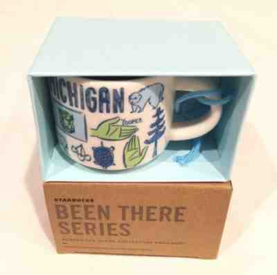 New Starbucks Michigan Ornament Been There 2 Ounce Mini Mug Demitasse - Sold on eBay Jun, 23rd 2019 for $35.00