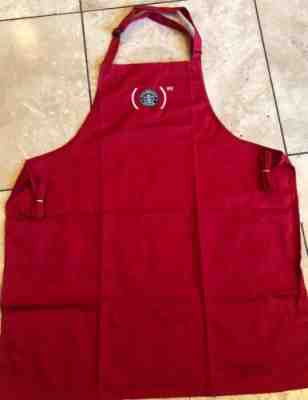 Starbucks Red Apron 2009 (RED) Black Siren Mint! - Sold on eBay Jun, 23rd 2019 for $39.99