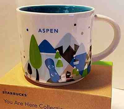 Aspen CO Starbucks You Are Here New Series Mug Coffee Cup 14 oz  Discontinued - Sold on eBay Jun, 23rd 2019 for $22.99