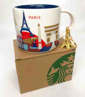 14oz Starbucks Paris You Are Here Coffee Mug Cup YAH NEW in Box with Keychain - Sold on eBay Jun, 23rd 2019 for $18.99