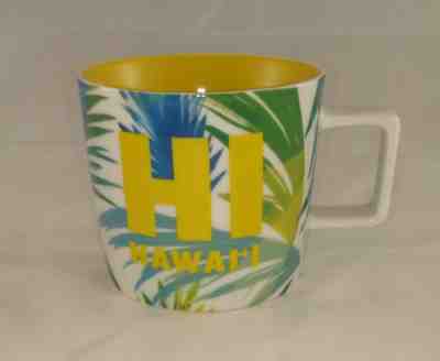 Starbucks Coffee Cup Mug HI HAWAI'I Collection 2016 Palm Tree Leaves 14 Oz - Sold on eBay Jun, 23rd 2019 for $19.99