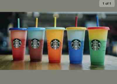 Starbucks Color Changing Cups - Sold on eBay Jun, 23rd 2019 for $75.00