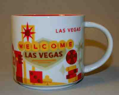 Starbucks LAS VEGAS YAH You Are Here Mug 2015 NEW Condition No Box 14oz. - Sold on eBay Jun, 23rd 2019 for $20.00