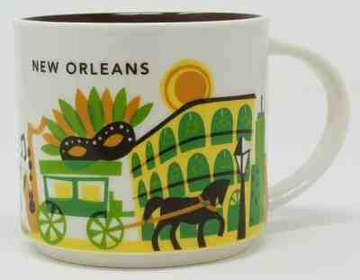 Starbucks You Are Here Mug New Orleans USA 14oz Coffee Cup Collection 2017 - Sold on eBay Jun, 23rd 2019 for $16.99