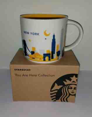 Starbucks New York You Are Here Collection YAH 14 oz Coffee Mug Cup NY - Sold on eBay Jun, 23rd 2019 for $16.95