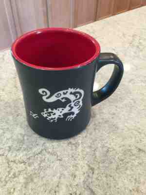 STARBUCKS Black & Red KOMODO DRAGON Coffee Cup Mug ~ Bone China - Sold on eBay Jun, 23rd 2019 for $15.00