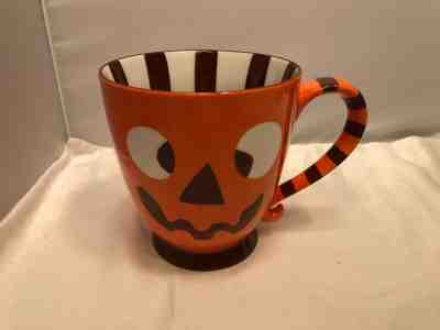 Starbucks 2007 Halloween Orange Jack-o-Lantern Monster Mug - Sold on eBay Jun, 23rd 2019 for $27.95