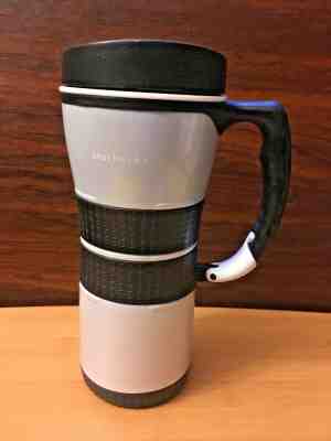 Starbucks Coffee 2004 Travel Tumbler Mug Cup-Stainless Steel/Silicon Wrap & Base - Sold on eBay Jun, 23rd 2019 for $34.95
