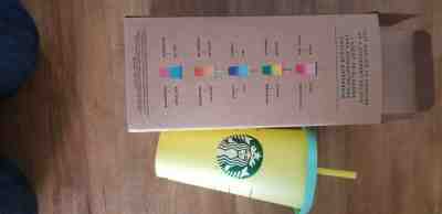 Starbucks Color Changing Reusable Cold Cup Tumbler 24oz NEW citron to emerald - Sold on eBay Jun, 23rd 2019 for $16.38