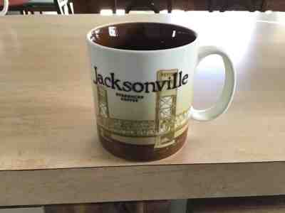 Starbucks Jacksonville Coffee Mug Cup City Collector Series 2009 Brown 16oz Nice - Sold on eBay Jun, 23rd 2019 for $56.00