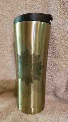 Starbucks Gold Florals Stainless Steel Tumbler Cup 12 Oz 2013. NWT! - Sold on eBay Jun, 23rd 2019 for $16.99