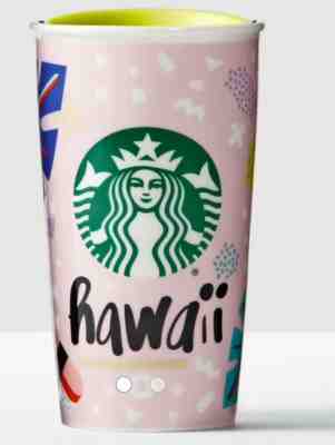 NEW Starbucks HAWAII Traveler 12oz Local Collection Double Wall Ceramic 2016 - Sold on eBay Jun, 22nd 2019 for $39.99
