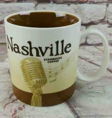 Starbucks Coffee Mug Nashville, TN Music 2012 Global City Icon Series 16 oz. - Sold on eBay Jun, 22nd 2019 for $18.49