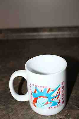 Starbucks Coffee Mug Cup Ceramic Advertising French Roast Coffee - Sold on eBay Jun, 22nd 2019 for $25.00