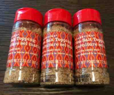 3x RARE Starbucks Sea Salt Topping (2.83 OZ) Exp 4/19 SEALED Not Avail In Store - Sold on eBay Jun, 22nd 2019 for $40.00