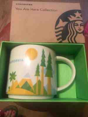 Starbucks YOU ARE HERE Collection YAH California Cup Mug 14 Oz NEW - Sold on eBay Jun, 22nd 2019 for $15.00