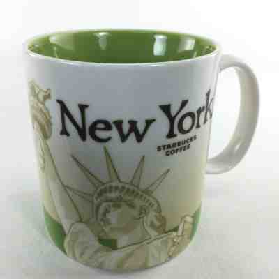 Starbucks 2010 Statue Of Liberty NEW YORK City Collector Series Coffee Mug 16 oz - Sold on eBay Jun, 22nd 2019 for $24.99