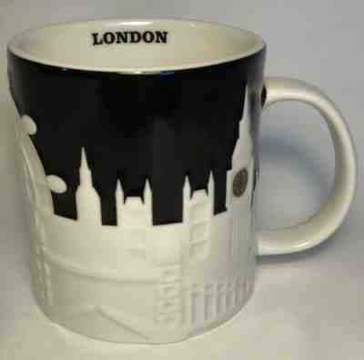STARBUCKS - LONDON RELIEF City Mug Black/White Collectible - NEW! - Sold on eBay Jun, 22nd 2019 for $49.99