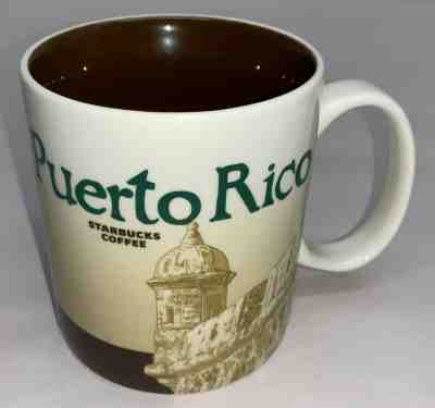 Starbucks Puerto Rico 4" Ceramic Coffee Mug 2012 Collectible 16 oz. - Sold on eBay Jun, 22nd 2019 for $23.99