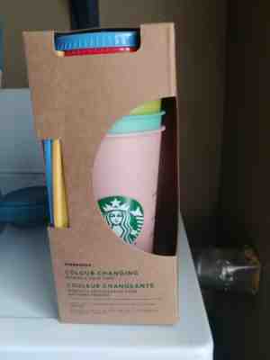Rare Starbucks Color Changing Cold Cups-5 Pack Summer 2019 24oz unopened box - Sold on eBay Jun, 22nd 2019 for $68.00