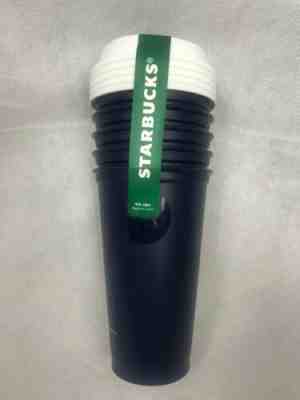 Starbucks Coffee 5 Pack Reusable Cup Tumbler w/Lid Blue 16oz Travel Grande To Go - Sold on eBay Jun, 22nd 2019 for $16.95