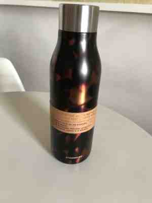 Starbucks Stainless Steel Tortoise Shell Water Bottle 20OZ Screw Top NEW RARE - Sold on eBay Jun, 22nd 2019 for $18.00