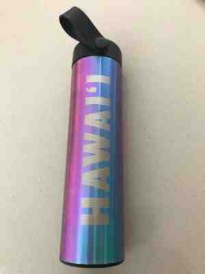 HAWAII Starbucks Iridescent Stainless Steel 16oz Bottle Coffee Water Thermos HTF - Sold on eBay Jun, 22nd 2019 for $35.00