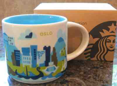 NWT Starbucks OSLO Norway You Are Here YAH Collector Series Mug with SKU - Sold on eBay Jun, 22nd 2019 for $49.99