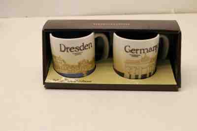 Starbucks Set of 2 Demitasse Coffee Mugs Dresden & Germany 3fl Oz/89ml - Sold on eBay Jun, 22nd 2019 for $39.95