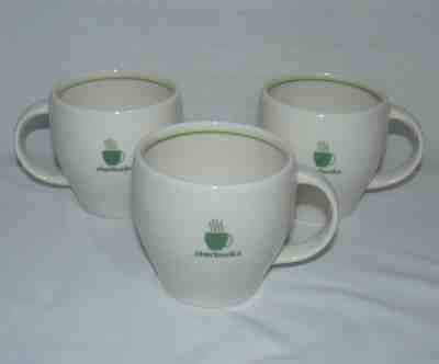 STARBUCKS BARISTA 2003 SET OF 3 MATCHING 6 OZ MINI ABBEY MUGS SMALL CUPS - Sold on eBay Jun, 22nd 2019 for $17.90