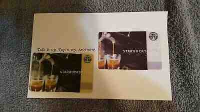 STARBUCKS 2001 1st DoubleShot Gift Card (6004) Excellent w/MEGA RARE Brochure! - Sold on eBay Jun, 22nd 2019 for $168.00