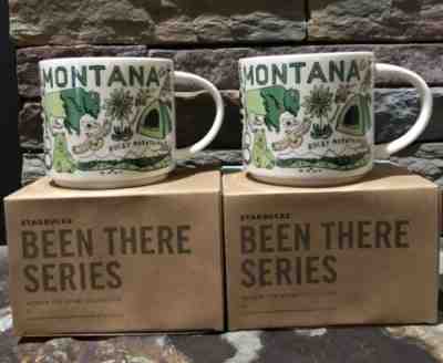 Set Of 2 Starbucks Montana Been There Series 14oz Coffee Cup Mug - Sold on eBay Jun, 22nd 2019 for $39.99