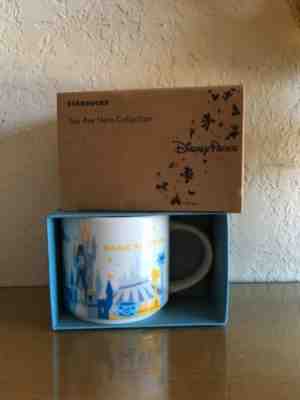 Starbucks Magic Kingdom Mug First Edition Version 1 Retired Disney Parks 14oz - Sold on eBay Jun, 22nd 2019 for $45.00