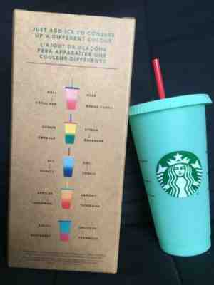 Starbucks COLOR CHANGING 1 Cold Cup 24oz-  Arctic Raspberry Single cup only - Sold on eBay Jun, 22nd 2019 for $24.99