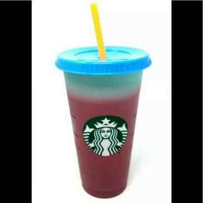 New, (1 cup) Starbucks color changing reusable cup!!! Artic to Raspberry!!!! - Sold on eBay Jun, 22nd 2019 for $18.72