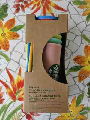 Starbucks Color Changing Reusable Cold Cup - Sold on eBay Jun, 21st 2019 for $75.00